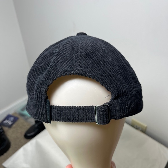 Varley Camfield Black Corduroy Baseball Cap One Size adjusting Anthropologie - Picture 8 of 11